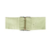 Secondhand Collection Privée Green Stone Suede Belt - '00s