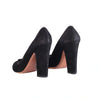 Secondhand Alaia Black Suede Block Heel Pumps