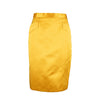 Secondhand Yves Saint Laurent Satin Pencil Skirt - '80s