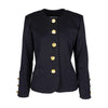 Secondhand Yves Saint Laurent Variation Wool Jacket with Buttons - '80s
