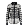 Secondhand Red Valentino Sheer Ruffled Lace Shirt - '10s