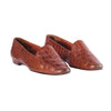 Secondhand Prada Vintage Brown Exotic Leather Loafers - '90s