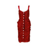 Secondhand Dolce & Gabbana Ruched Cocktail Dress - '00s