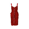 Secondhand Dolce & Gabbana Ruched Cocktail Dress - '00s