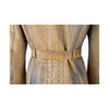 Secondhand Roberto Cavalli Croc Embossed Leather Trench Coat - '00s