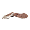 SECOND HAND Chanel Gold Leather CC Logo Ballet Flats