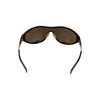 Secondhand Gucci Metallic Shield Sunglasses - '90s