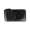 Secondhand Louis Vuitton Monogram Eclipse Taiga Card Holder - '10s