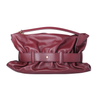 second hand Balmain Medium Anthem Leather Shoulder Bag Burgundy