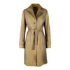Secondhand Roberto Cavalli Croc Embossed Leather Trench Coat - '00s