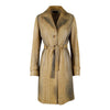 Secondhand Roberto Cavalli Croc Embossed Leather Trench Coat - '00s