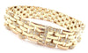 Secondhand Cartier Maillon Panthere Diamond Five-Row Link Gold Bracelet - '20s