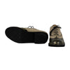 Secondhand Chanel Two-tone Shimmer Lace-up Oxford Shoes - '10s