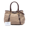 Prada Canvas Canapa Logo Bow Satchel Secondhand