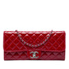 Chanel CC Quilted Patent East West Wallet On Chain Secondhand