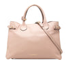Burberry Medium Leather and House Check Banner Satchel Secondhand
