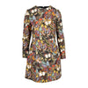 Secondhand Valentino Butterfly Printed Dress - '10s