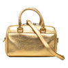 Saint Laurent Toy Metallic Leather Classic Duffle Satchel Secondhand