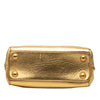 Saint Laurent Toy Metallic Leather Classic Duffle Satchel Secondhand