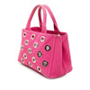 Prada Small Canvas Canapa Grommet Satchel Secondhand