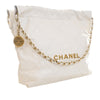 Chanel Small Quilted Shiny Calfskin 22 Handbag Secondhand