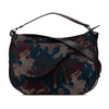 Dior Peter Doig Denim Camouflage Soft Saddle Bag Secondhand