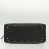 Chanel Surpique Boston Bag Quilted Leather