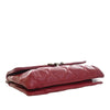 Chanel Quilted Calfskin Double Stitch Hamptons Clutch with Chain Secondhand