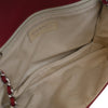 Chanel Quilted Calfskin Double Stitch Hamptons Clutch with Chain Secondhand