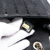 Chanel Chevron Python Embossed Calfskin and Suede Single Flap Secondhand