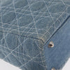 Christian Dior Vintage Lady Dior Bag Cannage Quilt Denim