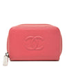 Chanel CC Caviar Zip Around Coin Purse Secondhand