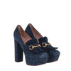 Gucci Blue Suede Pumps - 2010s Second hand