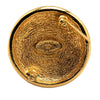 Chanel Gold Plated CC Round Brooch Secondhand