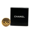 Chanel Gold Plated CC Round Brooch Secondhand