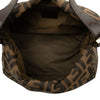 Fendi Zucca Canvas Double Flap Shoulder Bag Secondhand