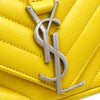 Saint Laurent Baby Chevron Calfskin Monogram Classic Chain Bag Secondhand
