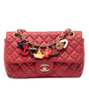 Chanel Medium Classic Lambskin Marine Charms Single Flap Secondhand