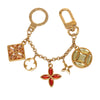 Louis Vuitton Gold Plated Monogram Ice Flower Bag Charm Secondhand