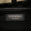 Saint Laurent Canvas and Velvet Rive Gauche Pleated Hobo Secondhand