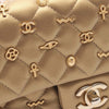 Chanel Mini Rectangular Classic Metallic Lambskin Egyptian Amulet Charms Single Flap Secondhand