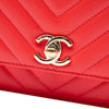 Chanel Chevron Lambskin Trendy CC Chain Wallet on Chain Secondhand