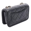 Chanel Quilted Lambskin Whipstitch Single Flap Secondhand