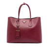 Prada Medium Saffiano Cuir Double Satchel Secondhand
