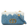 Dior Medium Denim Tie Dye Macrocannage Caro Bag Secondhand