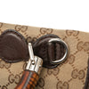 Gucci Large GG Canvas New Bamboo Top Handle Bag Secondhand