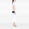 Saint Laurent Small Croc Embossed Leather Monogram Kate Tassel Crossbody Secondhand