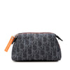 Dior Oblique Denim Flight Cosmetic Pouch Secondhand