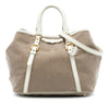 Prada Canvas Canapa Logo Bow Satchel Secondhand