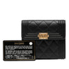 Chanel Quilted Lambskin Boy Flap Compact Wallet Secondhand
